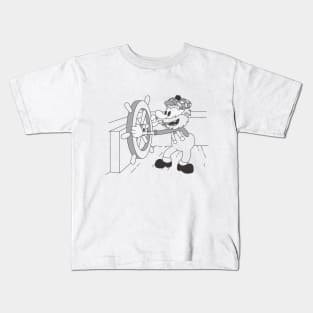 Steamboat Willie Kids T-Shirt